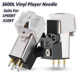 3 Pieces Magnetic Cartridge Stylus for Turntable - LP Vinyl Record Needle