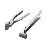 Baver Leather Craft Pressurized Edge Glat Tongs Wide Mouth Adjustment Press Flatten Fixed Plier Clamp Handmade Tools