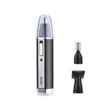 Kemei KM-6631 3-in-1 Facial Hair Care Rechargeable Electric Ear and Nose Trimmer Electric Hair Removal Brow Trimmer