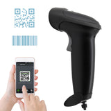 Handheld USB 2D 1D Barcode Scanner COMS Sensor High-speed QR Code Reader Plug and Play Auto-sensing/Continuous Scanning