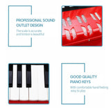 Kids Children 17-Key 8 Bass Mini Small Accordion Educational Musical Instrument for Beginner Birthday New Years Gift