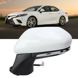 Power Heated Side Mirror Super White Easy Installation 7 Pins Rear View Mirror Assembly for Car