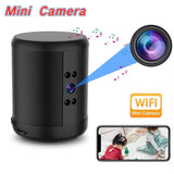 Mini Home Security Surveillance Camera, 4K HD, WiFi, Bluetooth Speaker, Two-Way Remote Intercom, Night Vision Cam, Battery