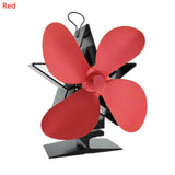 Home Fireplace Fan 4 Blades Fireplace Fan Heat Powered Heating Stove Fan Fireplace Fan Wood Stove Fireplace Fan Heating Fan