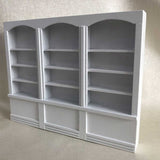 1/12 Scale Miniature Display Cabinet Dolls House Mini Furniture Glass Bookcase
