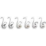 Stainless Steel Swan Fashion Fruit Fork Coffee Spoon Storage Household Kitchen Tableware Rack