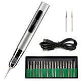 1 Set Electric Engraving Pen SB Rechargeable Mini Grinding Pen Cordless Engraving Tool, A