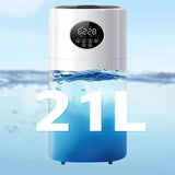 21L 100-240V Industrial Air Ultrasonic Humidifier Mute Commercial Supermarket Vegetables Mist Maker er Spray Humidifiers