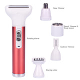 2022 Hot Selling New Five In One Multi Function Washing Electric Women Hair Removal Device