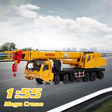 Toy Lifter 360 Degress Rotate Work Platform Crane with 4 Front Wheel Steering Engineering Car Model Gift for