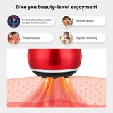 Electric Cupping Massage Guasha Scraping EMS Body Massager Vacuum Cans Suction Cup IR Heating Anti-Cellulite Fat Burner Slimming