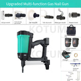 Multipurpose Hydropower Woodworking Steel Nailer Concrete Ceiling Frame Trunk Rechargeable Gas Nail Gun