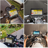 Waterproof GPS for Motorcycle, Vehicle GPS, Motorcycle Satellite Navigation System with Mount