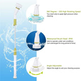 Electric Long-Handled Cleaning Brush, Wireless Charge, or, Kitchen, Toilet, Polishing, Home, Office, Dropshipping