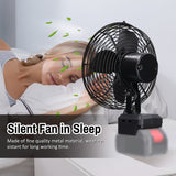 Outdoor Portable Camping Picnic Fishing Cordless Metal Lithium Battery Speed Adjustable Fan