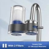 1pc Tap Water Purifier Washable Replacement Kitchen Long Lasting Ceramic Filtro Faucet Mixer Aerator with 2 Filter