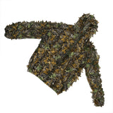 1 Set Hunting Clothes 3D Leaf Coat Trousers Camouflage Outdoor Jungle Watch Bird