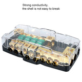 Box With LED Light Fuse Holder Suitable For RV Camping Car Power Shunt 12V-24V