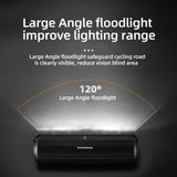OFFBONDAGE Bicycle Front Bike Light Waterproof Flashlight USB Charging MTB Road Cycg Lamp Accessories