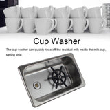 Sink, Kitchen Sink Accessories, Bar Glass Rinser, Cup Washer Rinser For Hotel Cafe Restaurant Sier