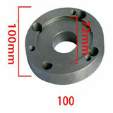 100mm Or 125mm Back Connection CNC hine Tool Chuck Cover, Connecting Plate Lathe Instrument Accessories