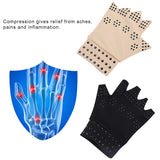 2 Colors Arthritis Anti Edema Magnetic Rheumatoid Hand Pain Health Compression Therapy Gloves