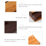 Mobile Wooden Cell Stand with Sound Amplifier Phone Holder Desk Support