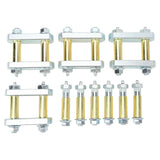 Shackle Upgrade Set Tandem Axle Bronze Bushings Leaf Spring Shackle Kit High Strength Heavy Duty Greaseable  for Equaflex