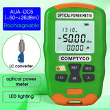 MAYTO 2 in 1 FTTH Optic Power Meter AUA-DC7/DC5 LED Light SC/FC/ST Universal Connector -70~+10dBm Fiber Optical Tester