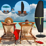 1 Set 420D Waterproof Outdoor Parasol Cover Fits Cantilever Offset Umbrella 210 45 X 72/32 Cm