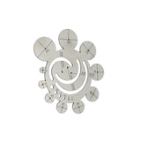 1PCS Rounded Ruler Leather DIY Tool Stainless Steel Template For Handmade Leather Cutting Round Drawing Corner Cutting Ruler