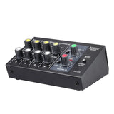 Am-228 Ultra Compact Audio Sound Mixer Mixing Console Dj Sound Equipment Home Music Studio Low Noise 8 Channels 6.35Mm Interface
