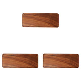 3X Acacia Wooden Tray, Solid Wood Wooden Afternoon Tea Tray, Fruit Tray, Coffee Shop Simple Snack Tray