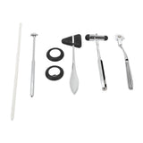 Diagnostic Hammer Set Acupuncture Neurological Hammer Set Zinc Alloy Slip Resistant Handle for Skin Surface