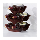 Wood Wine Holder Stand Beer Champagne Storage Shelf Household Bar Display Rack for Whiskey European Home Decor Retro