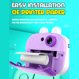 Q9 Kids Instant Thermal 2.0 Inch Screen Photo Printer 48MP Rear Camera Support Timer Shooting Video Recording
