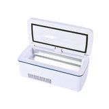 Running external Mini Fridge Blood Insu Vaccine Interferon Cooler Box Drug Reefer Portable cold storage box