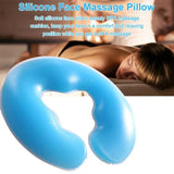 U-shaped body relaxation travel rest washable elastic neck comfort soft facial salon massage portable silicone pillow