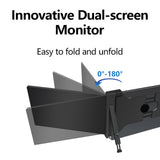 15.4 inches Expansion Screen - FHD 1920*1080 IPS Dual-screen Foldable Monitor for 15.6 - 17.3 inch Laptop