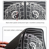 Electric Foot Pad Electrostimulator Mat EMS Muscle Massager Relax Feet Massage Fiess Remote Control