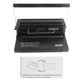 Binding Machine Spiral Coil Wire Binder 34 Square Holes Punching 12 Sheets 80g Bind 120 Sheets for A4 A5