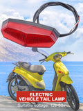 LED Safety Rear Lamp Warning Taillights Electric Bike Modification Accessories