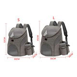 S/L Portable Pet Cat Dog Backpack Mesh Breathable Pet Backpack Pet Travel Bag Outdoor Large Capacity Pet Carrier Folding Pet Bag