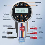 Waterproof Bluetooth Marine Stereo Receiver - MP3 Player & AM/FM Radio