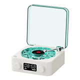 Mini Retro White Noise Portable Vintage Sleep Aid Bluetooth Speaker Subwoofer with RGB Light Support TF Card