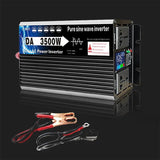 3500W/4500W/5500W Pure Sine Wave Inverter 24/48/60/72V to 220V Power Solar Inverters Voltage Converter Transformer LCD Display