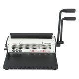 Binding Machine 3:1 Pitch Spiral Binder 34 Holes 2 Coil Punching Machine for A4 A5 Letter Size Square Holes