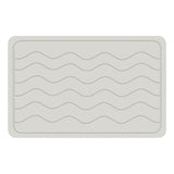 (White) Diatomaceous Bath Mat Fast Absorbing Feature NonSlip Shower Mat for Bathroom Safety Easy to Clean for Family Pet  White