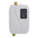 (White) Wall Mount Under Sink Electric Water Heater 3500W LED Display for Under Sink Energy Efficient Quick Heating Appliance  White