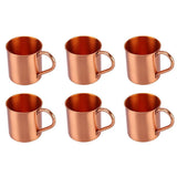 Sports Products Straight Cup Handle Cocktail Cup Pure Copper Mug